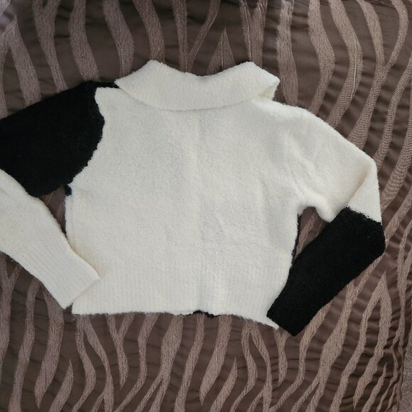 All In Favor Color-block Zip Up Cardigan | Size L - Picture 4 of 6